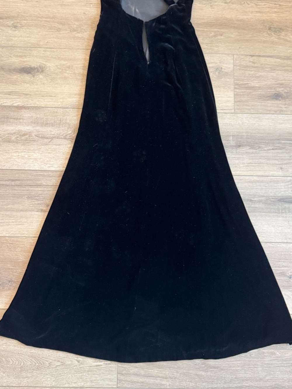 Polo by Ralph Lauren Black Fitted Scoop-Neck Maxi Dress - Picture 6 of 7